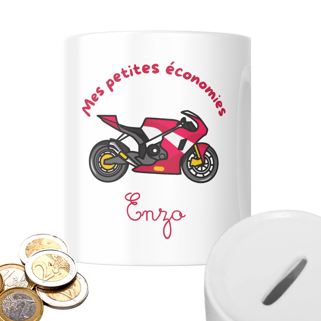 Tirelire Moto