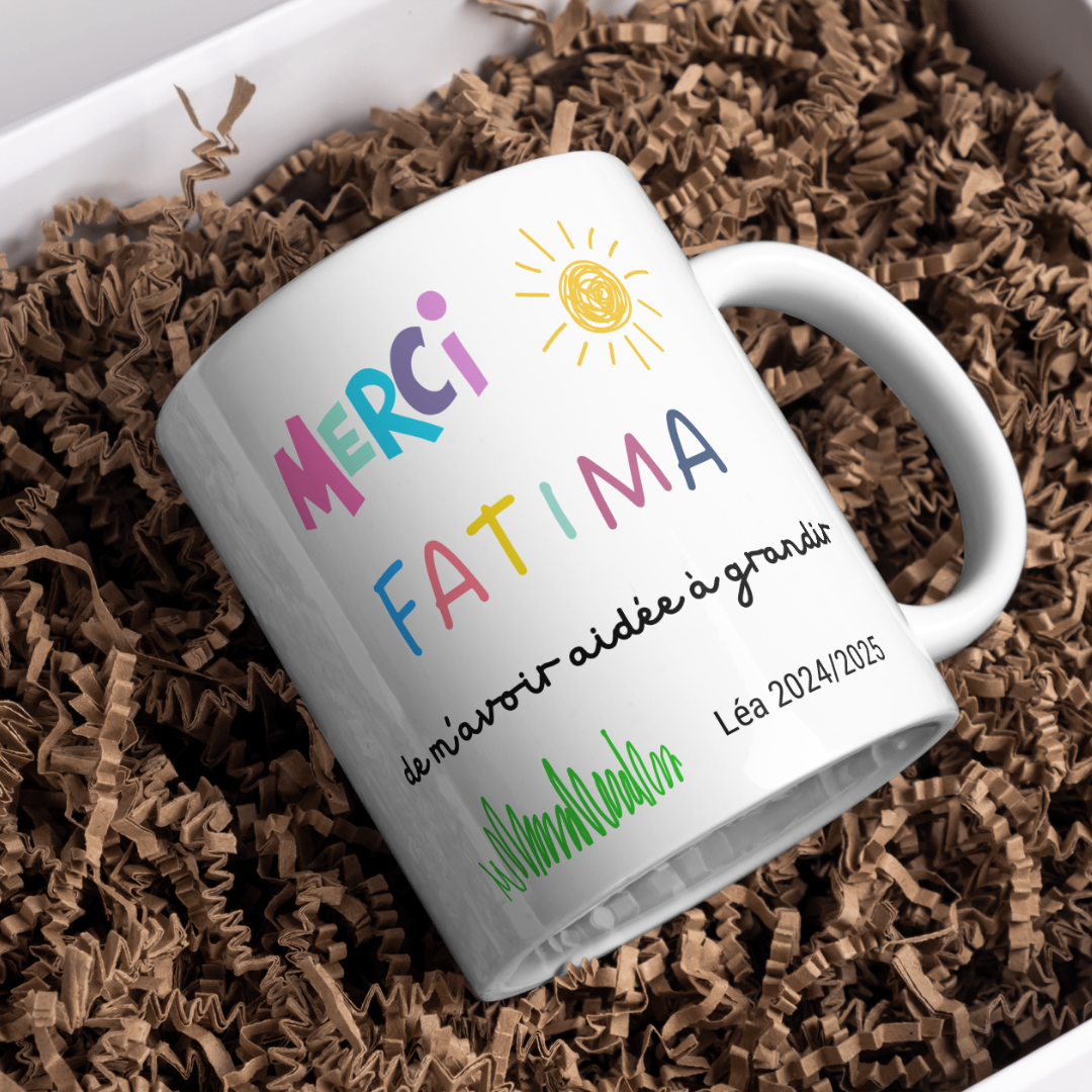 Mug Merci - à personnaliser