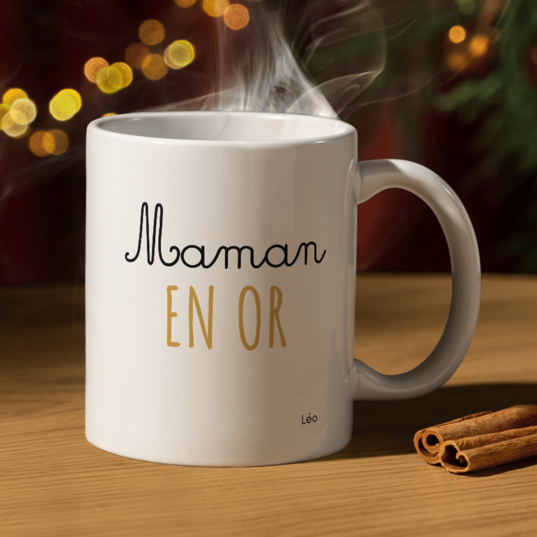 Mug Maman en or