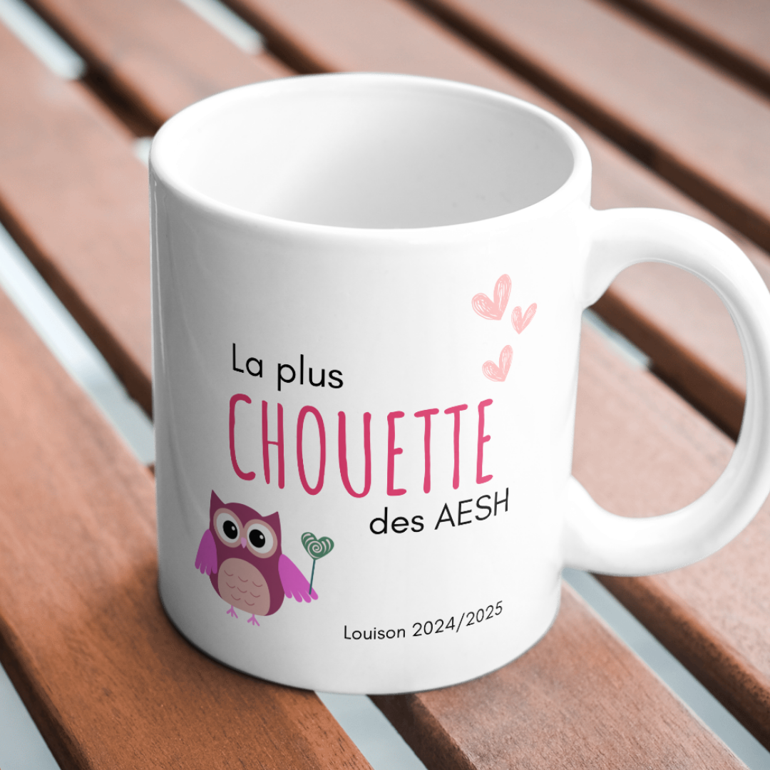 Mug La plus chouette des AESH