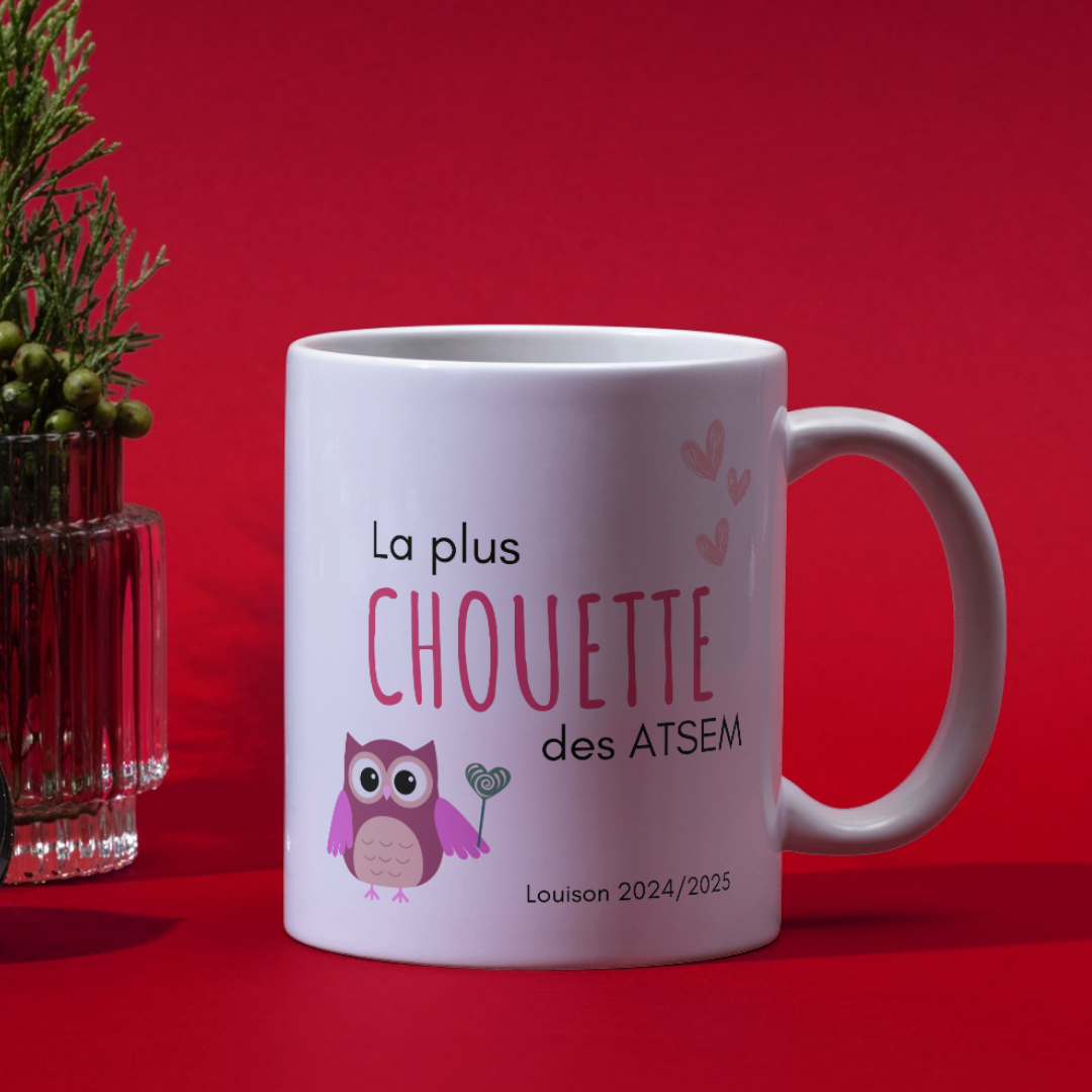Mug La plus chouette des ATSEM