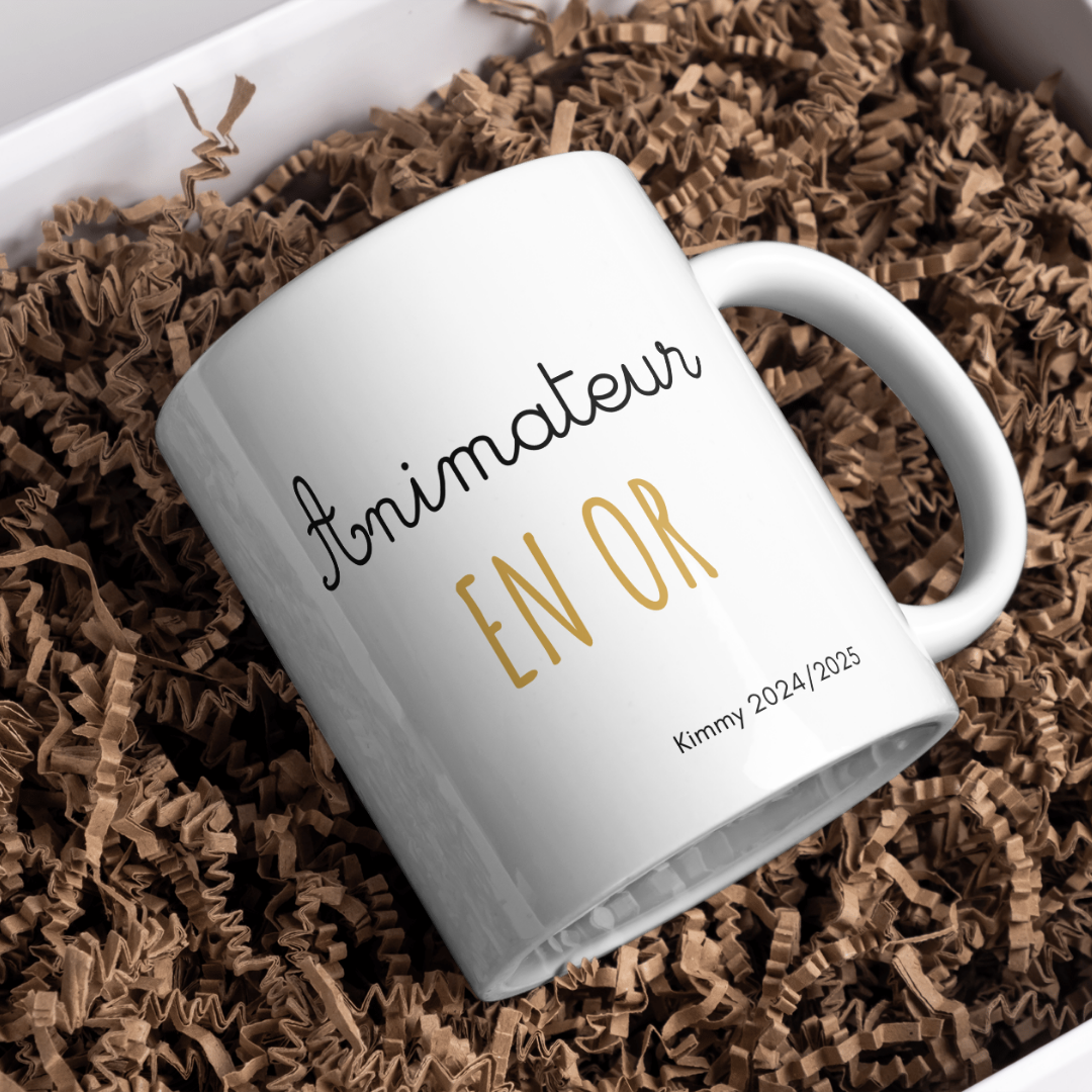 Mug Animateur en or