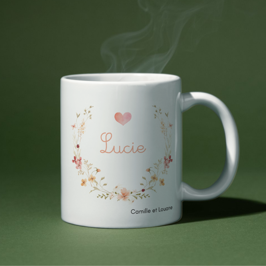Mug couronne à personnaliser