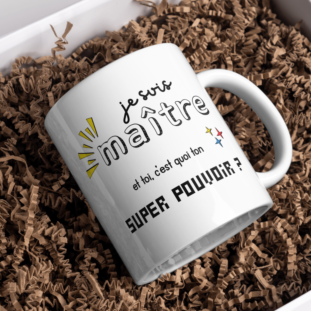 Mug super pouvoir - maître