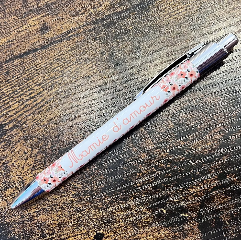 Stylo fleurs