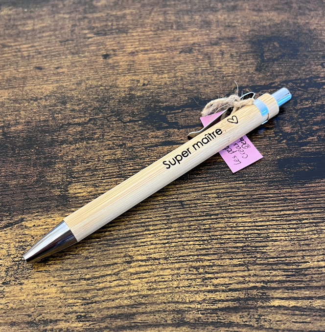 Stylo gravé Super maître
