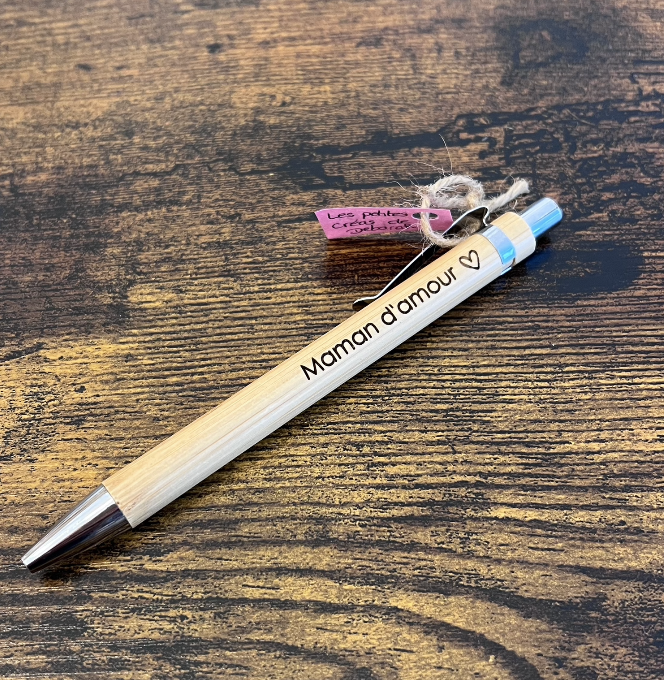 Stylo gravé Maman d'amour