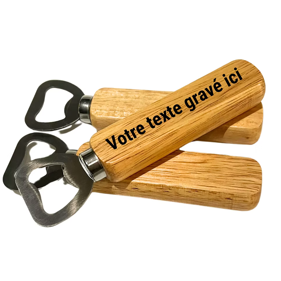 Décapsuleur gravé "Votre texte"
