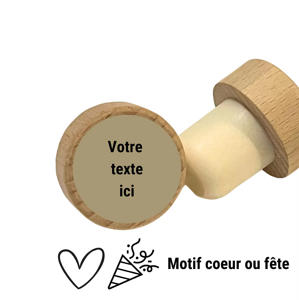 Bouchon "votre texte"