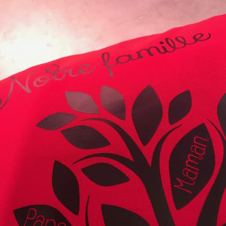 Coussin arbre de famille